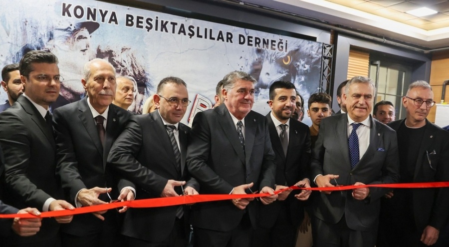 Serdal Adalı, Konya Beşiktaşlılar Derneği'nin açılışını yaptı