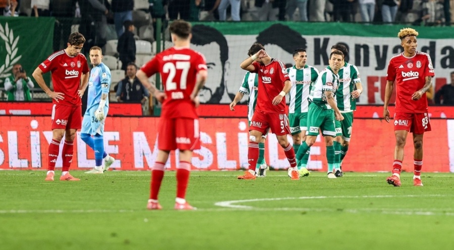 Beşiktaş, Konyaspor'a 1-0 mağlup oldu