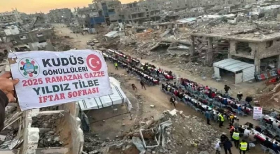 Yıldız Tilbe'den Gazze'de 4 bin kişilik iftar yemeği