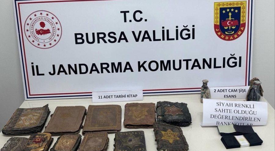 Bursa'da köy evine tarihi eser operasyonu!