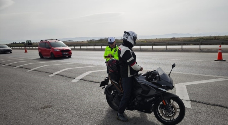 Bursa'da motosikletler denetlendi