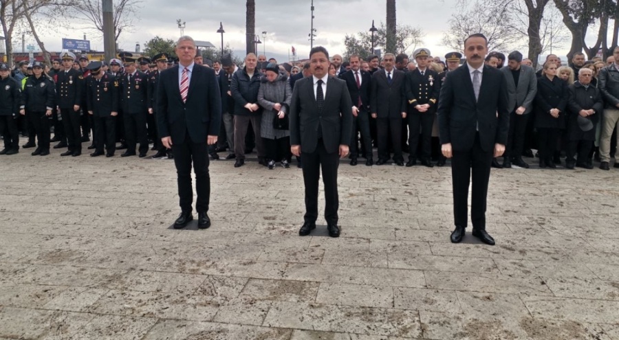 Mudanya'da Çanakkale şehitleri düzenlenen törenle anıldı