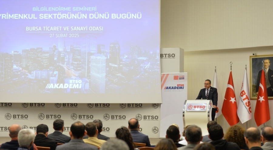 BTSO Akademi'de gayrimenkul sektörü konuşuldu