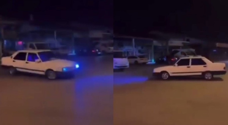 Drift yapan sürücüye  86 bin 725 TL ceza