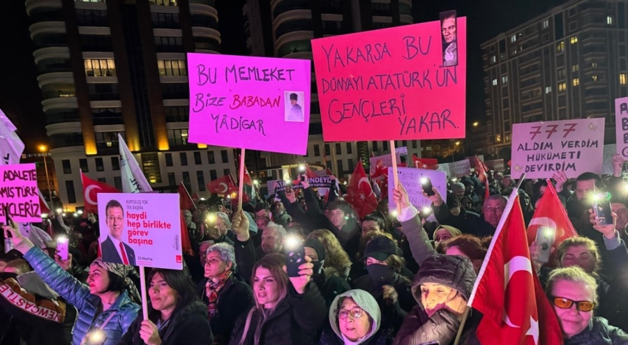 Samsun'da İmamoğlu için 'Demokrasi Mitingi'