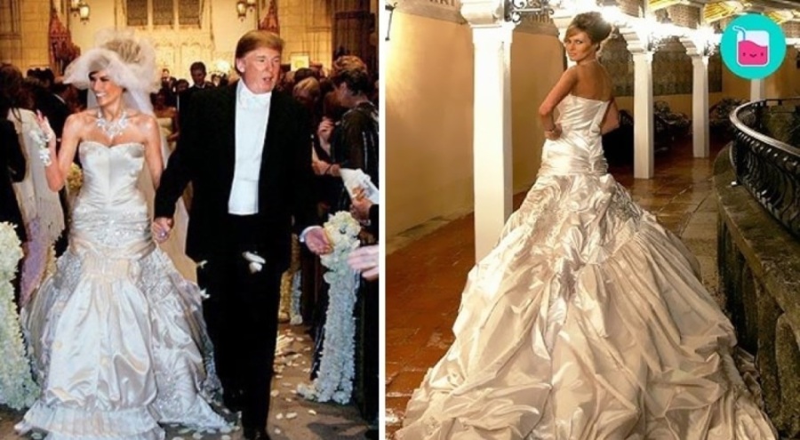 Melania Trump'ın gelinliği rekor fiyatla satışta