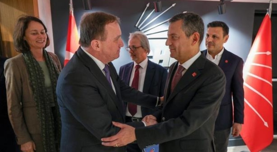 Özgür Özel, Avrupa Sosyalist Partisi Başkanı Löfven ile bir araya geldi