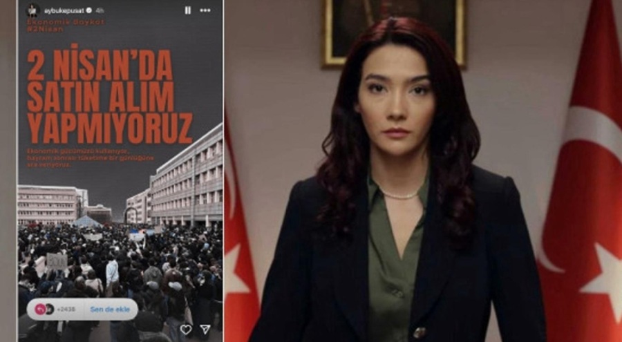 Boykot çağrısı yapan Aybüke Pusat, TRT'nin Teşkilat dizisinden çıkarıldı!