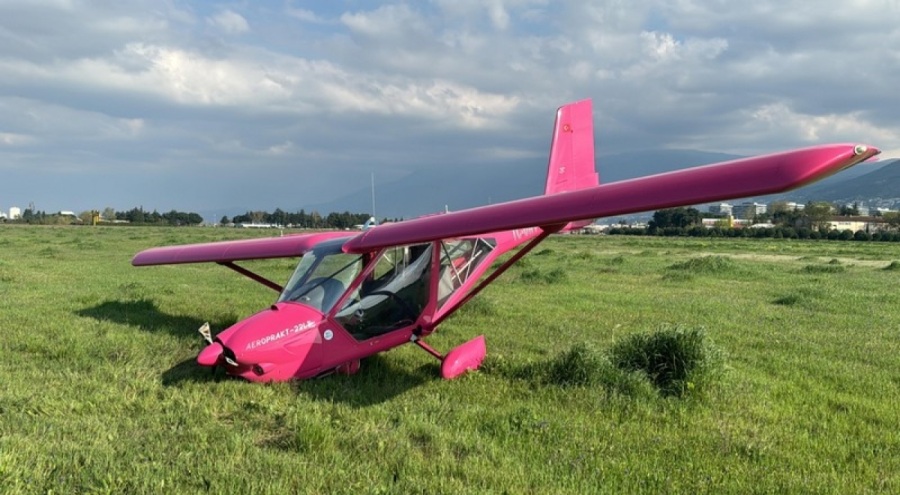 Bursa'da eğitim uçağındaki iniş takımı kırıldı! 2 kişi ölümden döndü