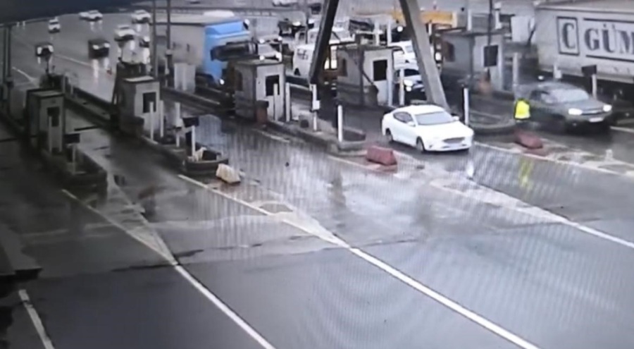 Kuzey Marmara Otoyolu'ndaki korkunç kaza kamerada