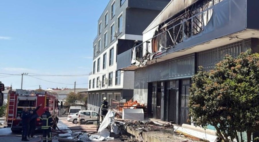 İş yerinde yangın!