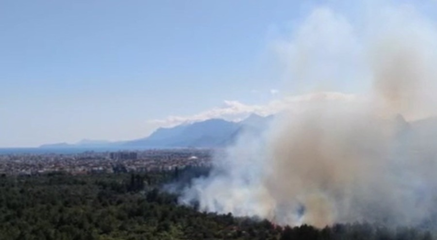 Oksijen deposunda tedirgin eden yangın