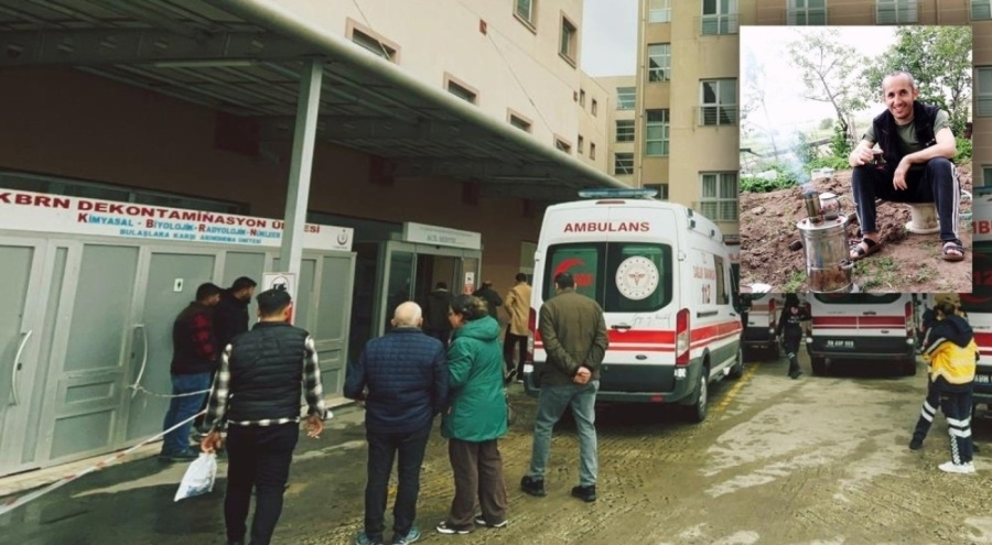 Demir saçların üzerine düşen işçi can verdi