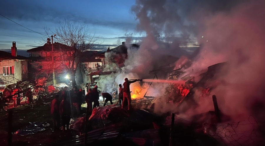 Bursa'da korkutan yangın!
