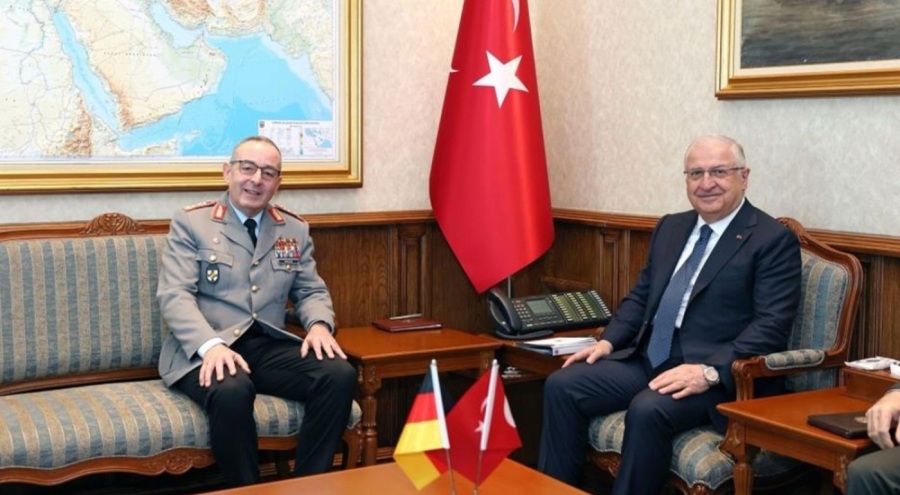 Bakan Güler, Almanya Genelkurmay Başkanı'nı kabul etti