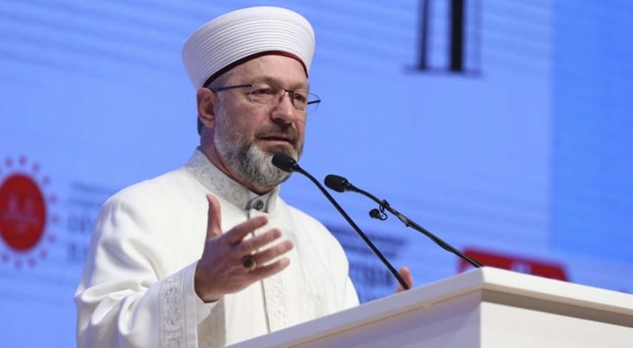 Ali Erbaş'tan, Papa Francis için başsağlığı mesajı