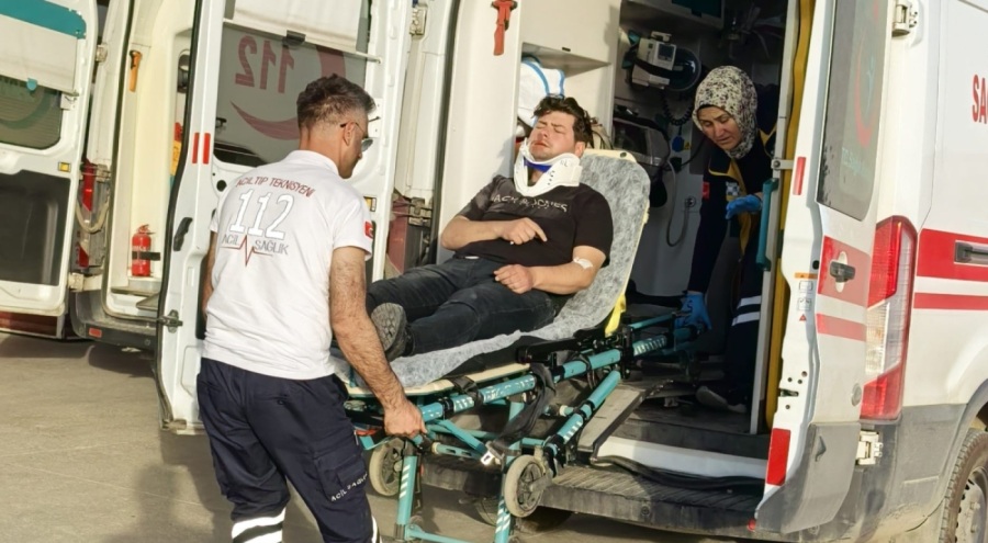 Bursa'da kontrolden çıkan motosiklet kazaya sebep oldu!