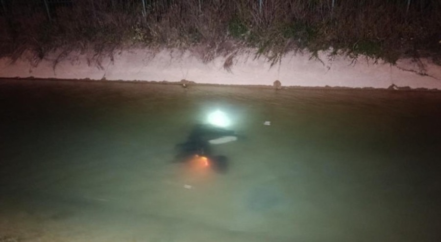 Motosiklet sulama kanalına düştü: Genç baba öldü, eşi ve oğlu yaralandı