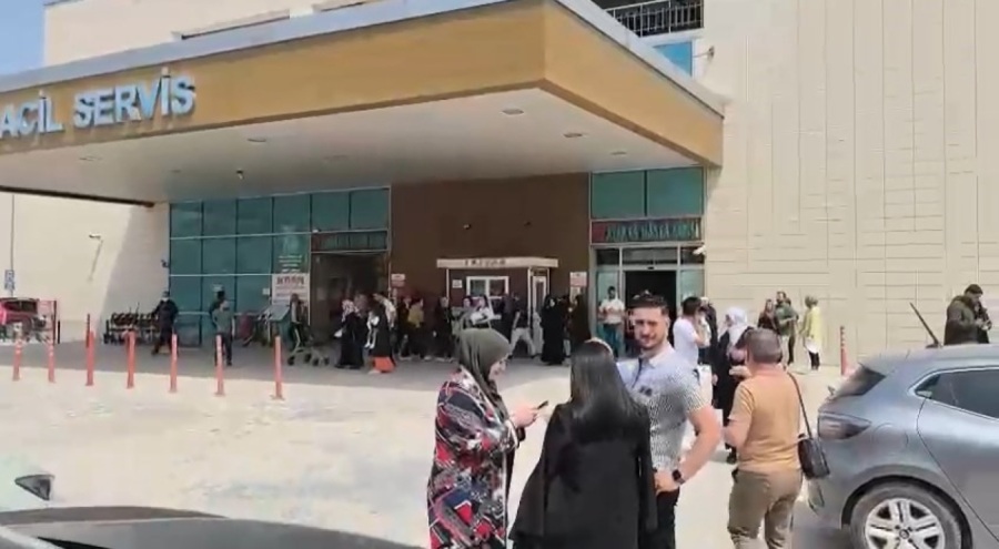 Bursa'da hastanede deprem paniği!