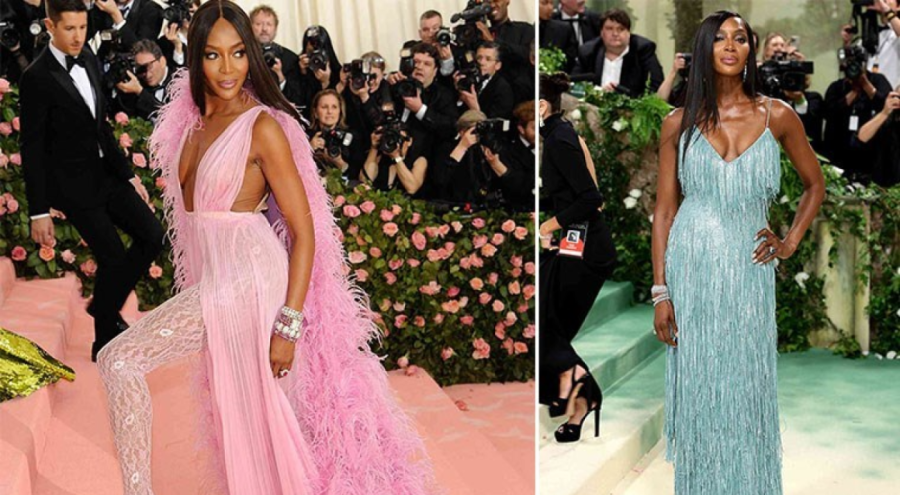 Naomi Campbell Met Gala'ya veda ediyor