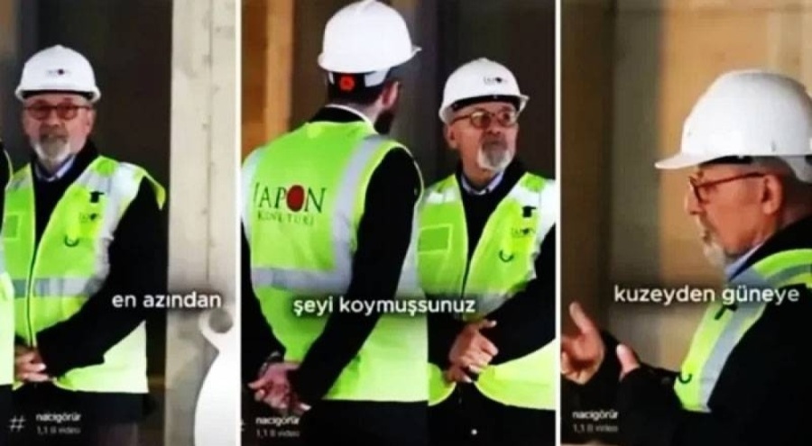 Prof. Dr. Naci Görür'den tepki çeken görüntüler