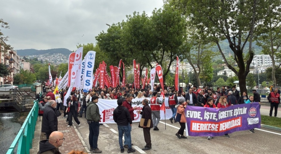 Bursa'da 1 Mayıs yürüyüşü!