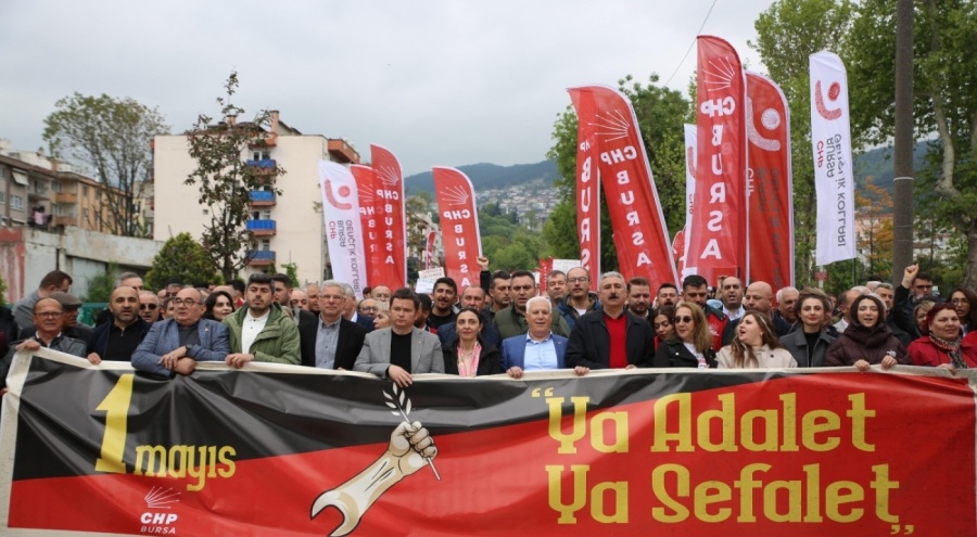 Bursa'da 1 Mayıs coşkuyla kutlandı!