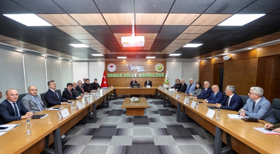 Bursa'da 'Orman Yangınlarıyla Mücadele Toplantısı' gerçekleştirildi
