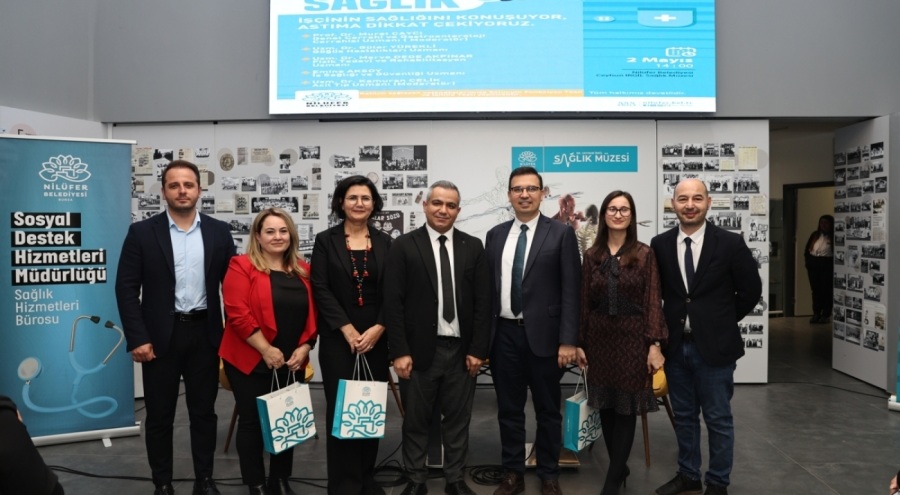 Nilüfer'de Sağlık söyleşisinde işçi sağlığı ve astım konuları ele alındı