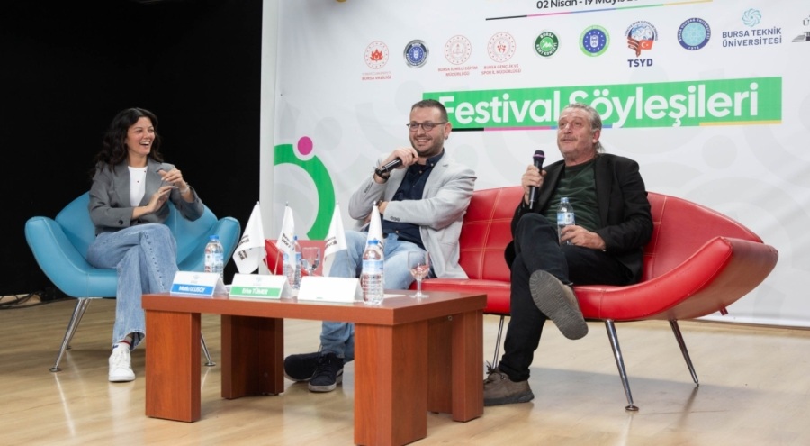 Bursa'da Festival Söyleşileri'nin son konuğu Erke Tümer ve Erdal Hoş oldu