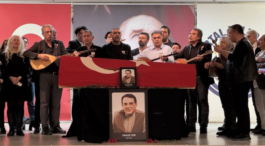 Türk halk müziği sanatçısı Yavuz Top'a veda