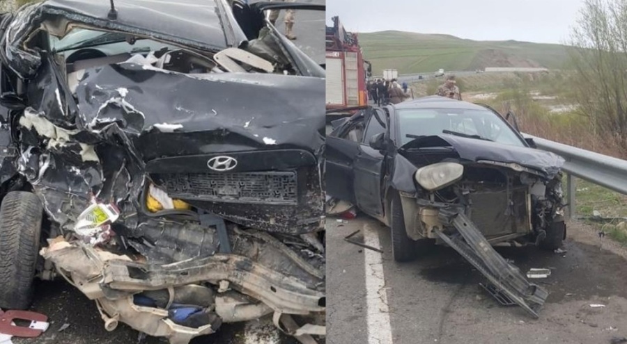 Ağrı'da feci kaza! Ortalık savaş alanına döndü