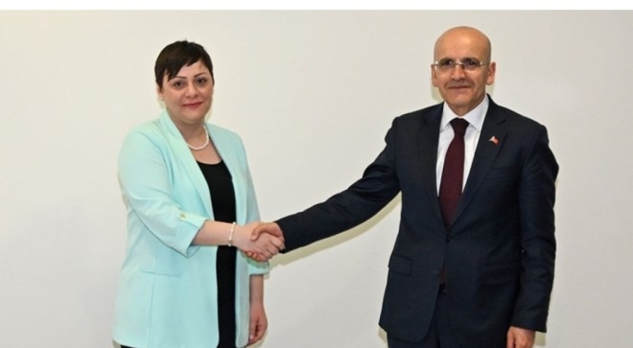 Bakan Şimşek, Kuzey Makedonya Maliye Bakanı ile görüştü