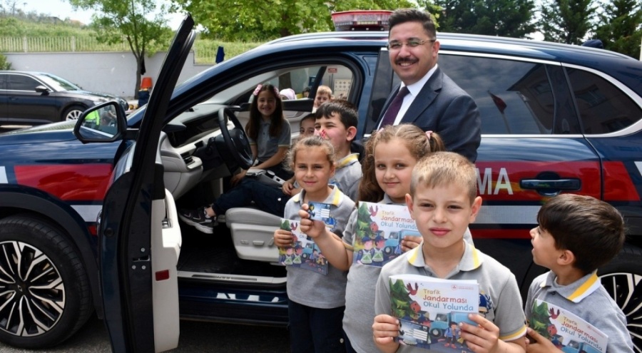 Mudanya Kaymakamı Terzi'den Hasköylü miniklere trafik bilinci