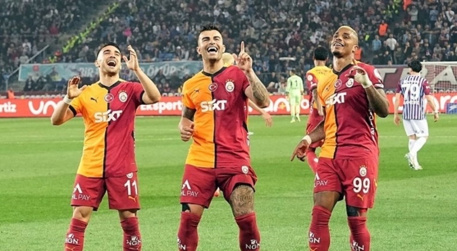 Galatasaray, Trabzonspor'u 2 golle mağlup etti
