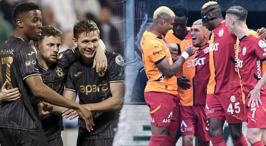 Trabzonspor Galatasaray derbisinin ilk 11'leri belli oldu