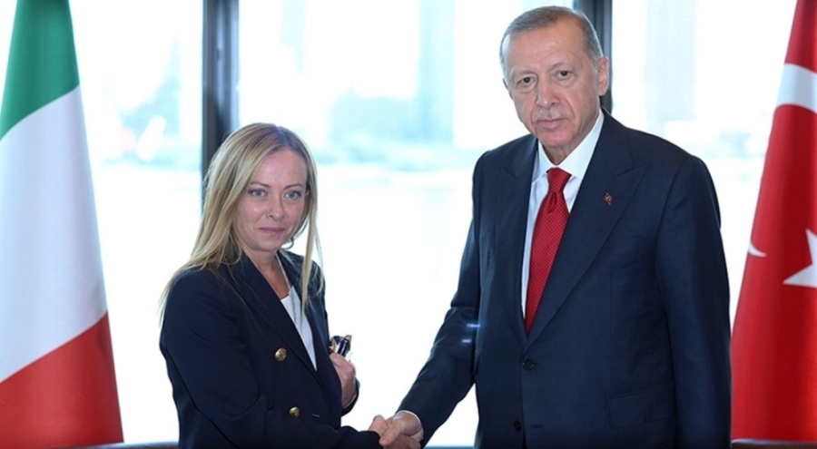 Cumhurbaşkanı Erdoğan, İtalya Başbakanı Meloni ile telefonda görüştü