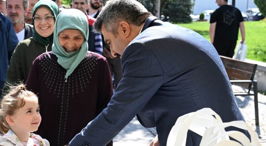 Yıldırım'da 50 bin fide dağıtıldı