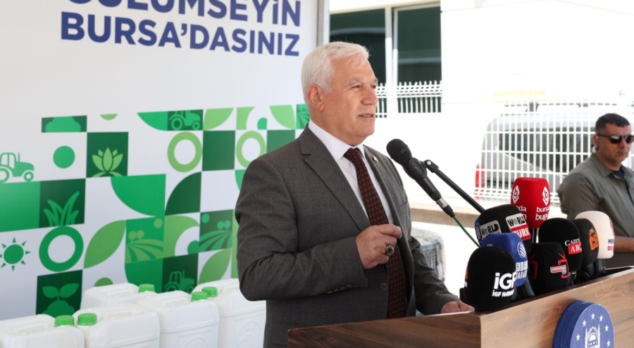 Bursa Büyükşehir Belediyesi'nden Dünya Çiftçiler Günü'nde üreticilere destek