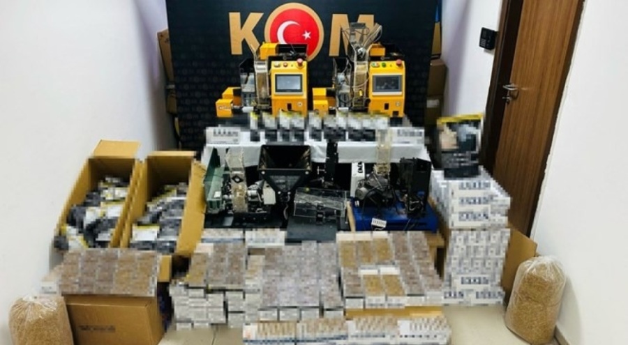 Karabük'te 36 bin 660 adet makaron ele geçirildi