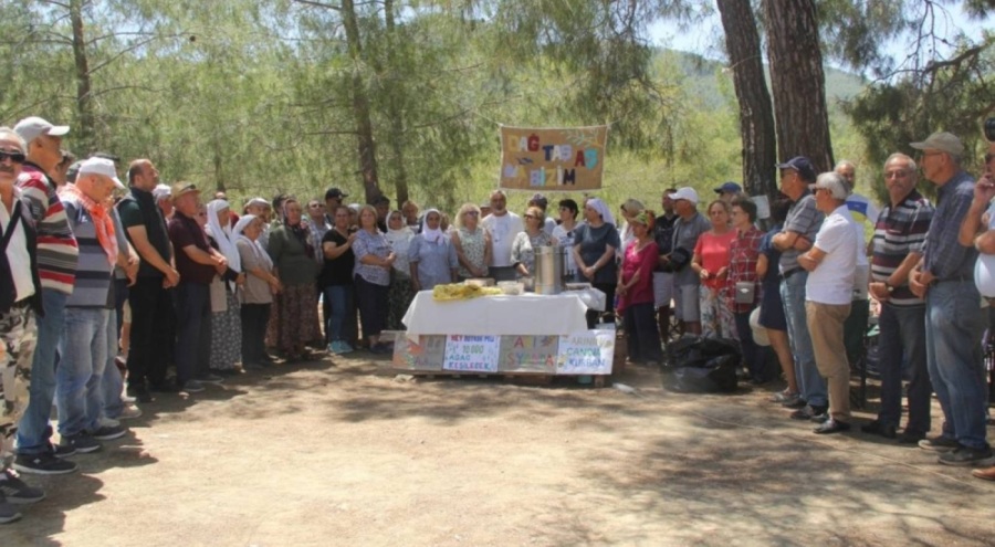Muğla'da halktan krom tesisine tepki