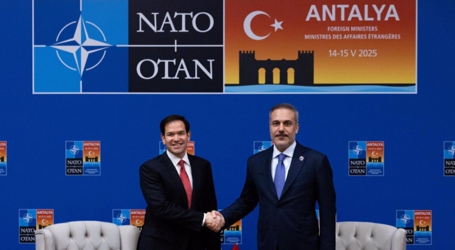 Bakan Fidan, Antalya'da ABD Dışişleri Bakanı Rubio ile bir araya geldi