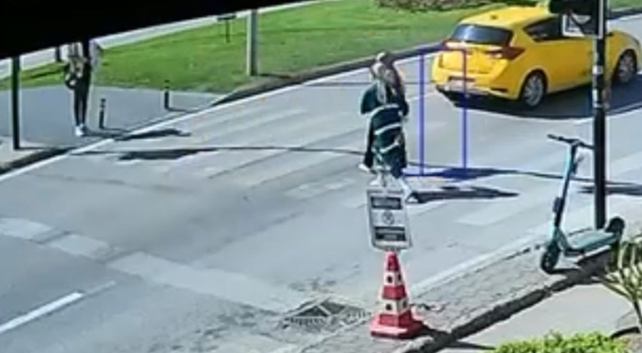 Bursa'da yaya geçidinde dehşet anları!