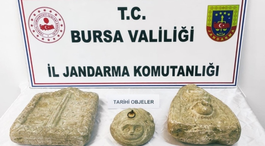 Bursa'da tarihi eser operasyonu! 2 gözaltı