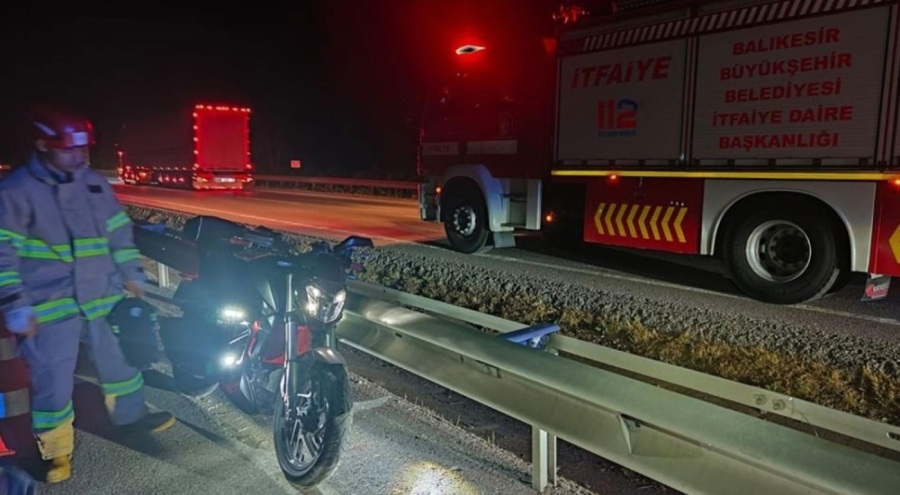 Motosiklet kazasında can verdi!