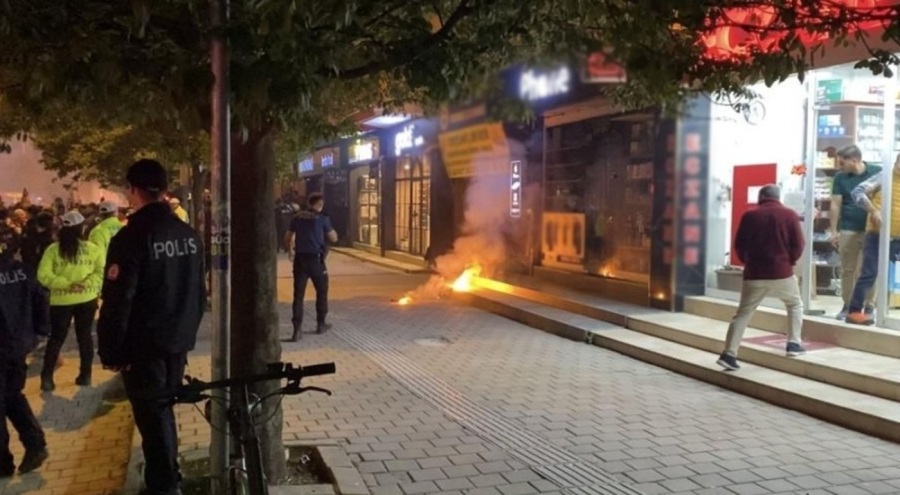 Fenerbahçeliler Derneği'ne meşale atan Galatasaraylı taraftar gözaltına alındı