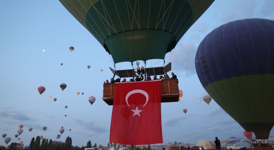 Kapadokya'da 19 Mayıs coşkusu