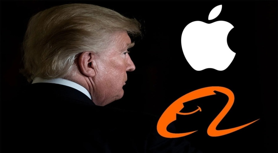 Alibaba ve Apple'a Donald Trump darbesi: Hisseleri sert düştü!