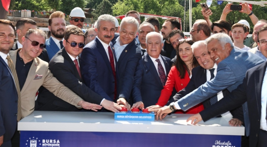 Bursa'da Atatürk Spor Salonu'nun temeli törenle atıldı