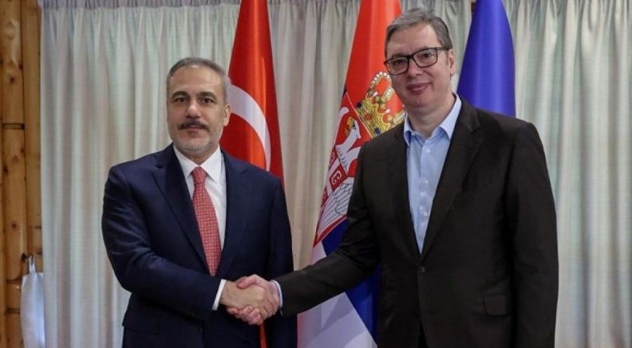 Dışişleri Bakanı Fidan, Sırp Cumhurbaşkanı Vucic ile görüştü